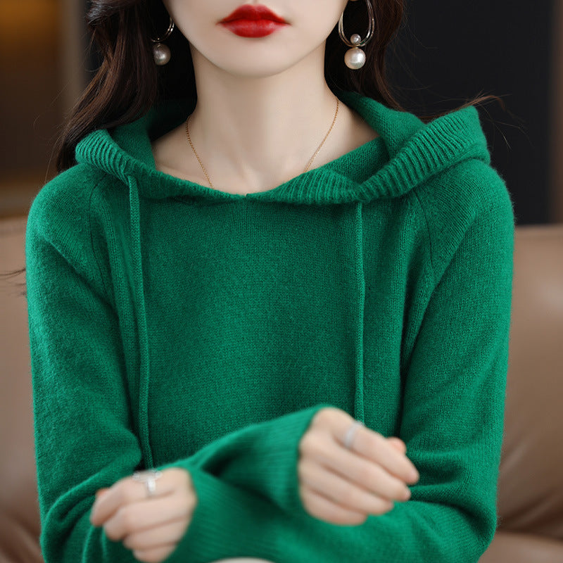 Drawstring Sweater Hoodie