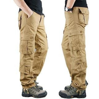 Outdoor sturdy and wear-resistant cargo pants