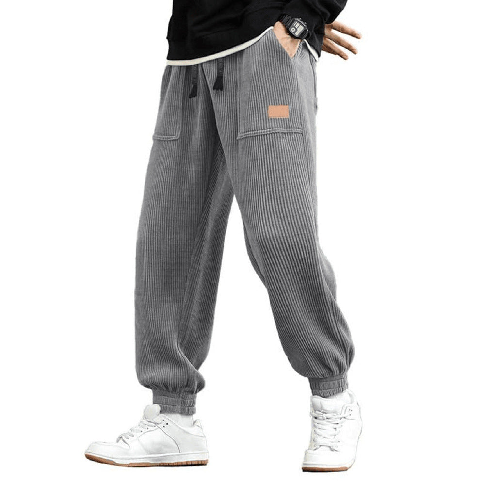 Drawstring Elastic Waist Pants