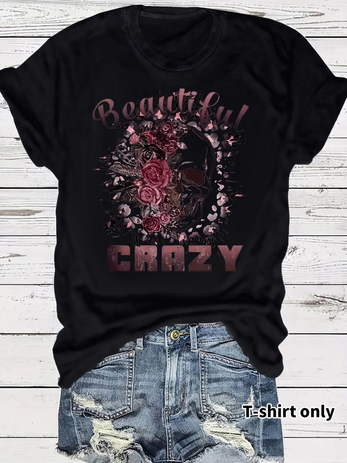 T-shirt skull print