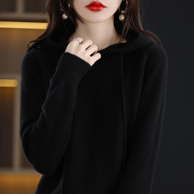 Drawstring Sweater Hoodie
