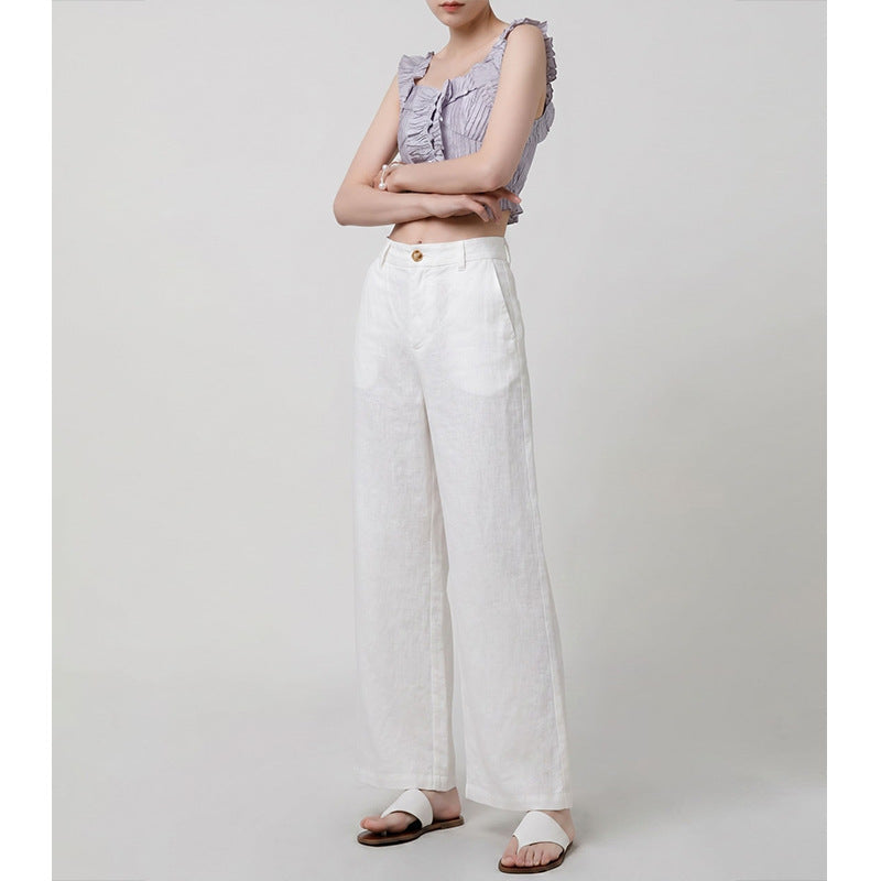 Flowing Breathable Linen Pants