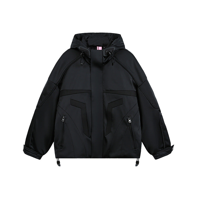 Warm Hooded Down Winter Jacket Coat