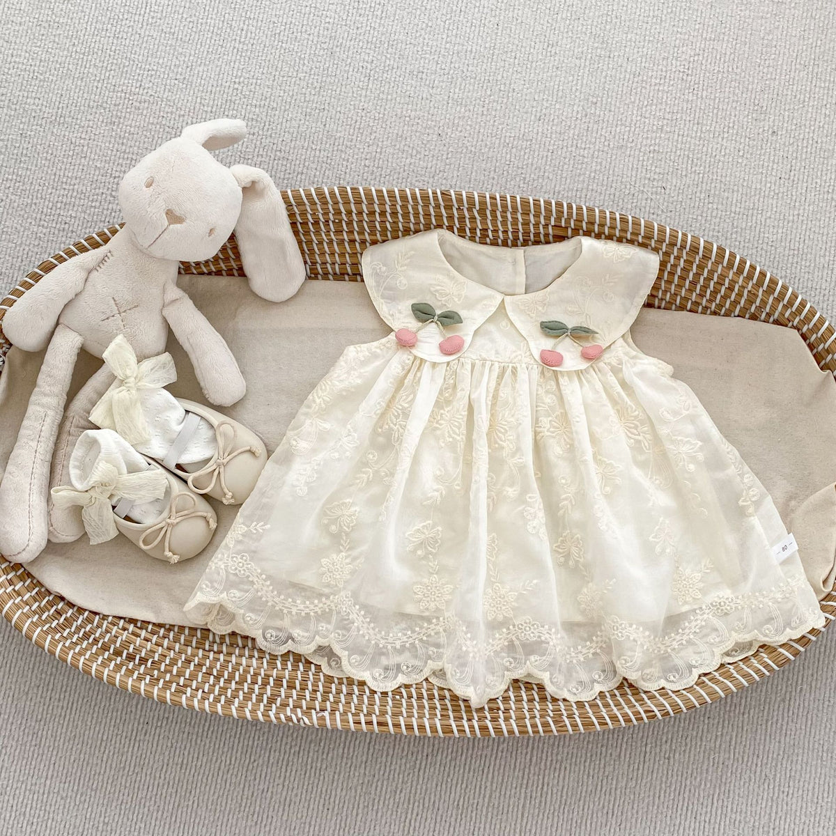 Flower Embroidery Dress