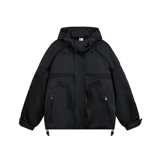Warm Hooded Down Winter Jacket Coat