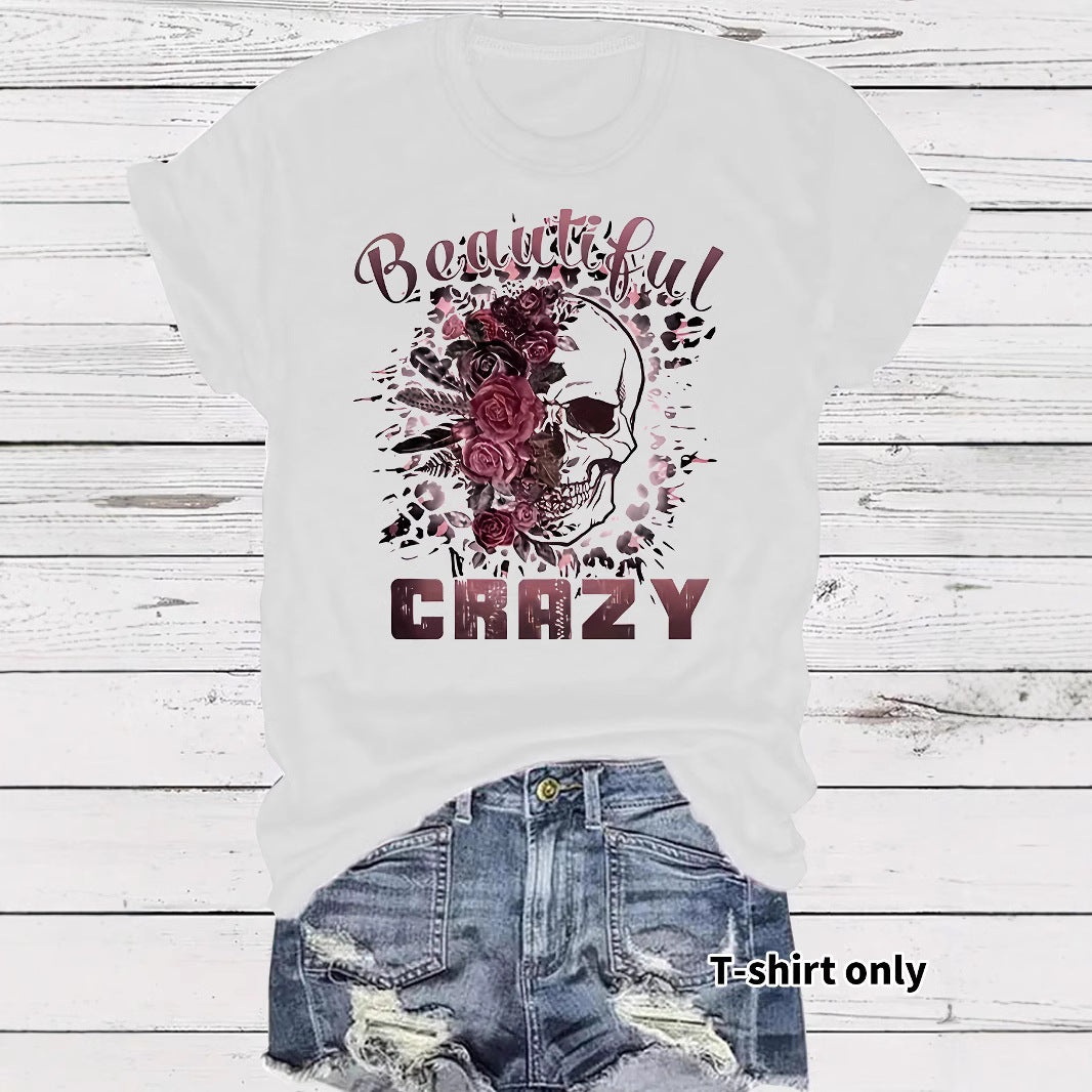 T-shirt skull print