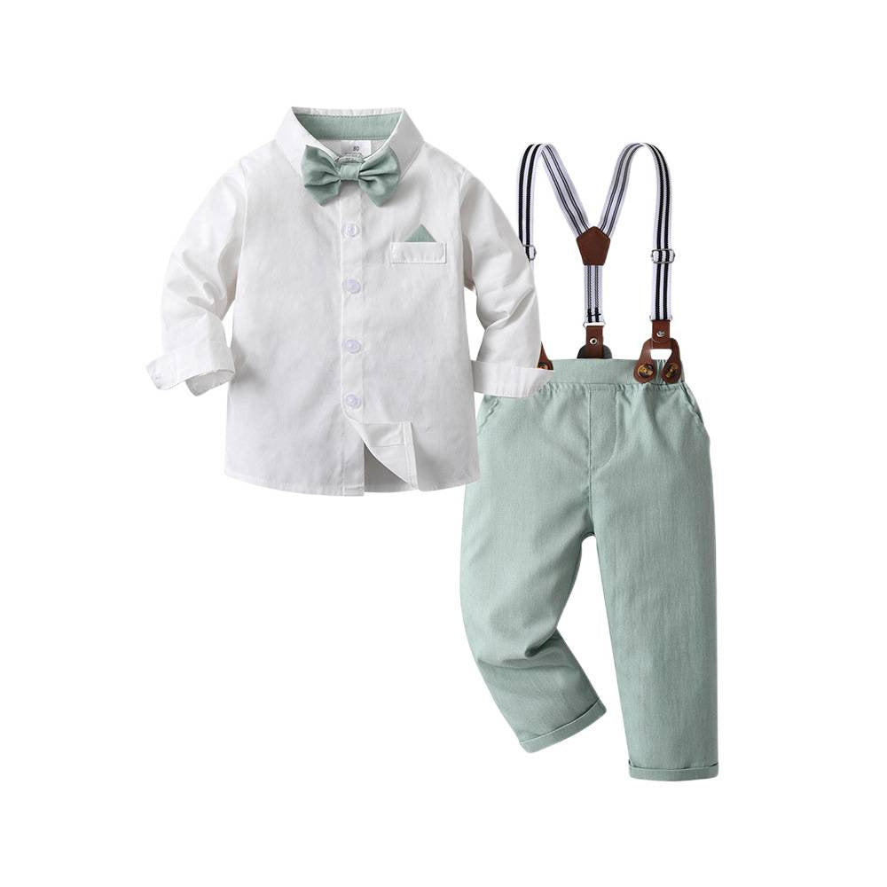 Spring and Autumn Overalls Set