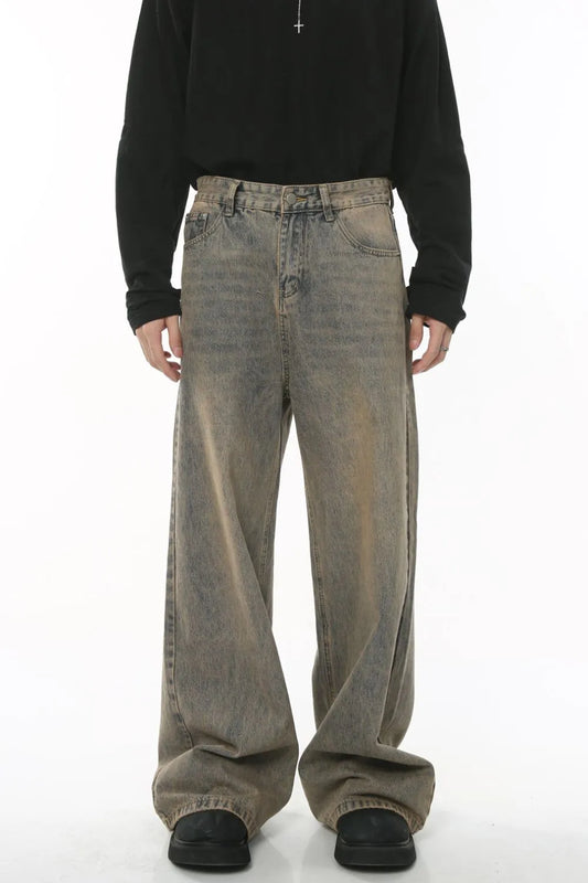 Wide Leg Jeans with Pockets