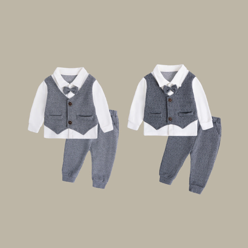 Toddler Mock Tuxedo Set