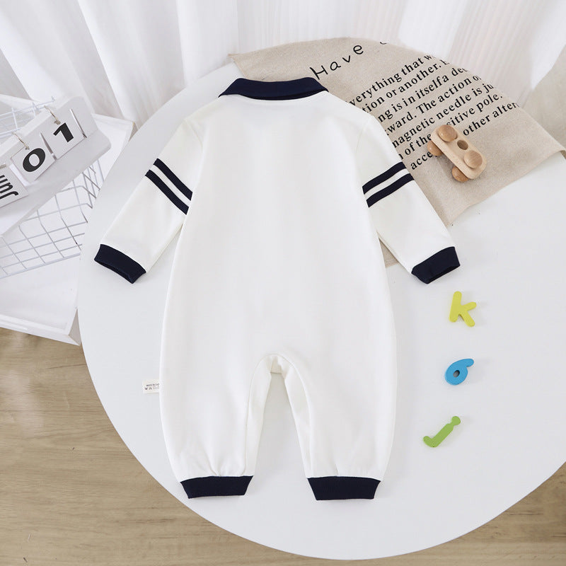 Polo Romper Bodysuit