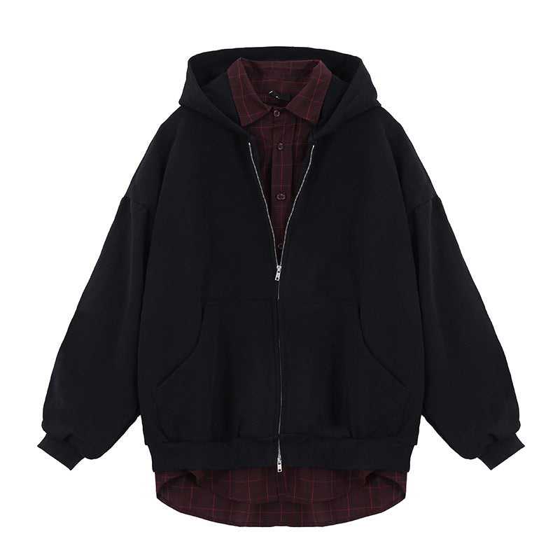 Zipper Hoodie Sweatshirt