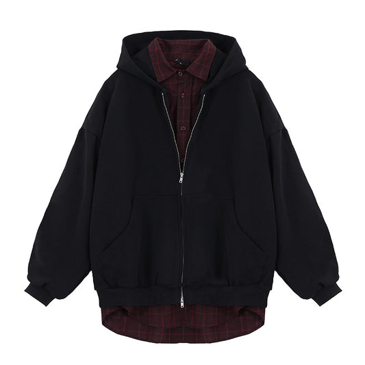 Zipper Hoodie Sweatshirt