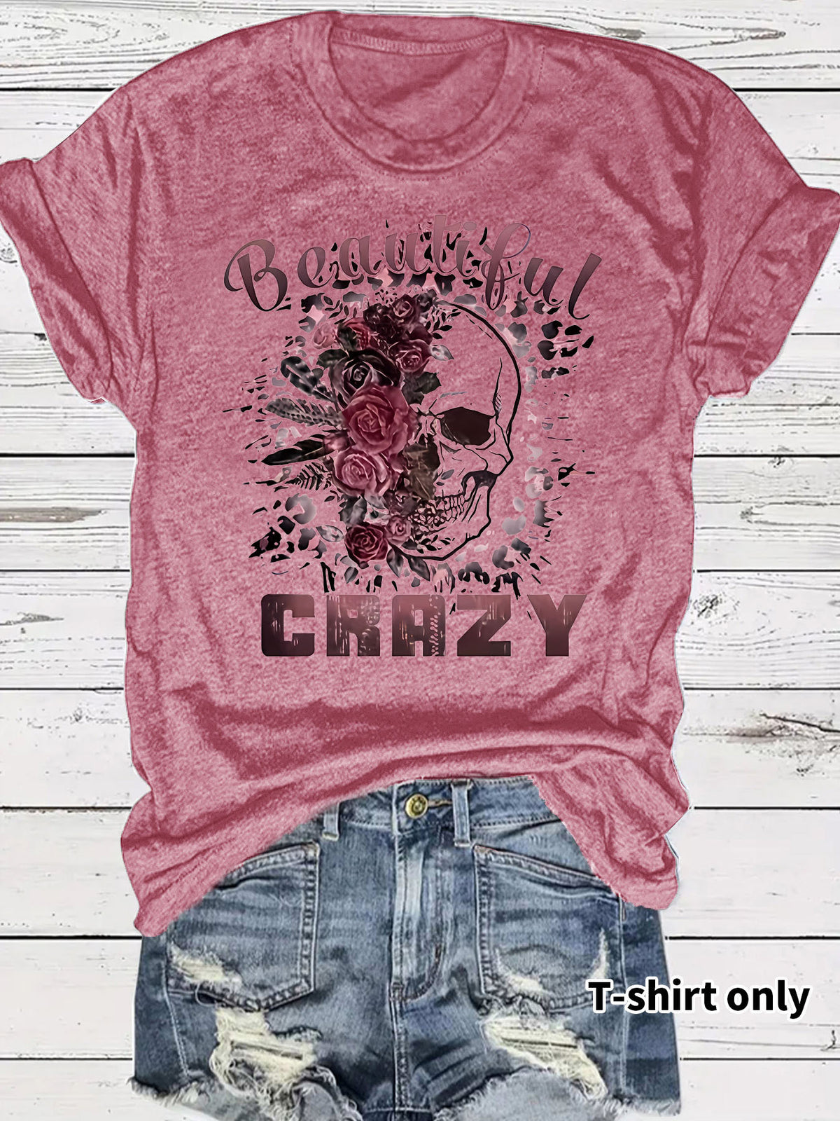 T-shirt skull print