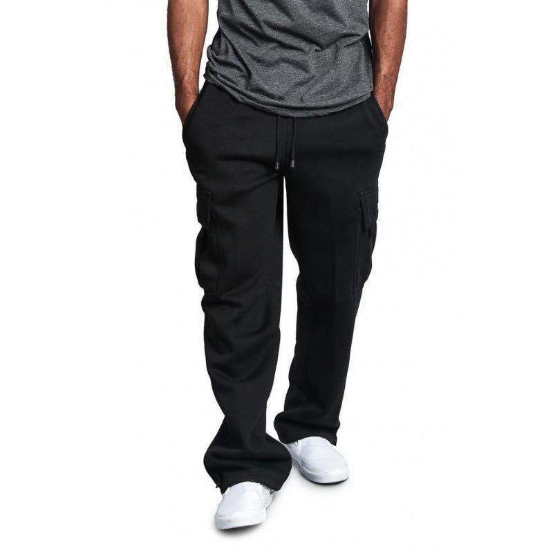 Cargo Multi-pocket Loose Fit Trousers