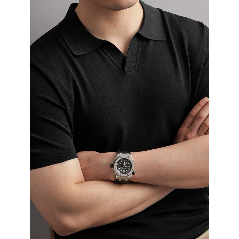 Knitted Polo Shirt