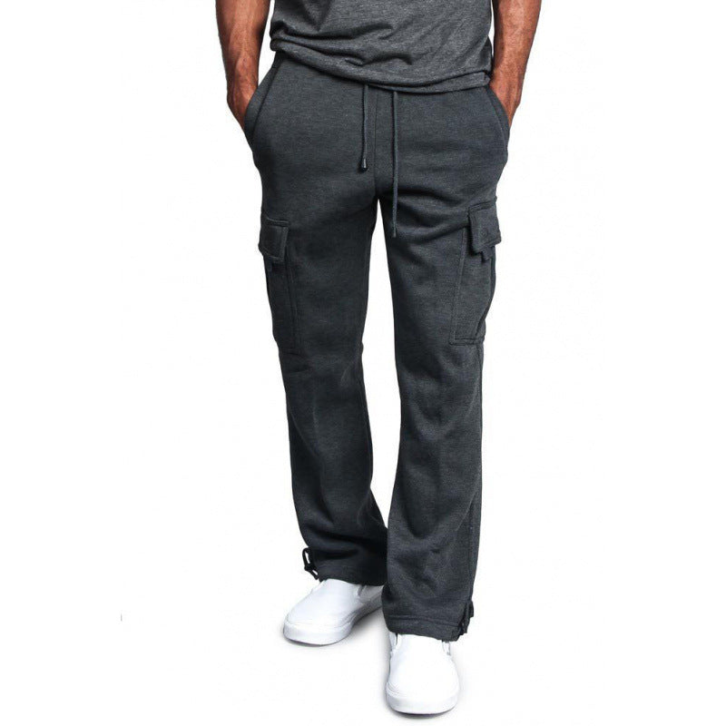 Cargo Multi-pocket Loose Fit Trousers