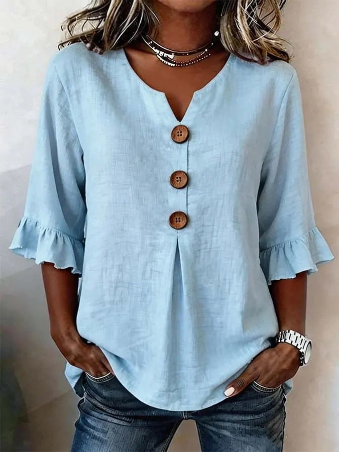 Blouse v-neck