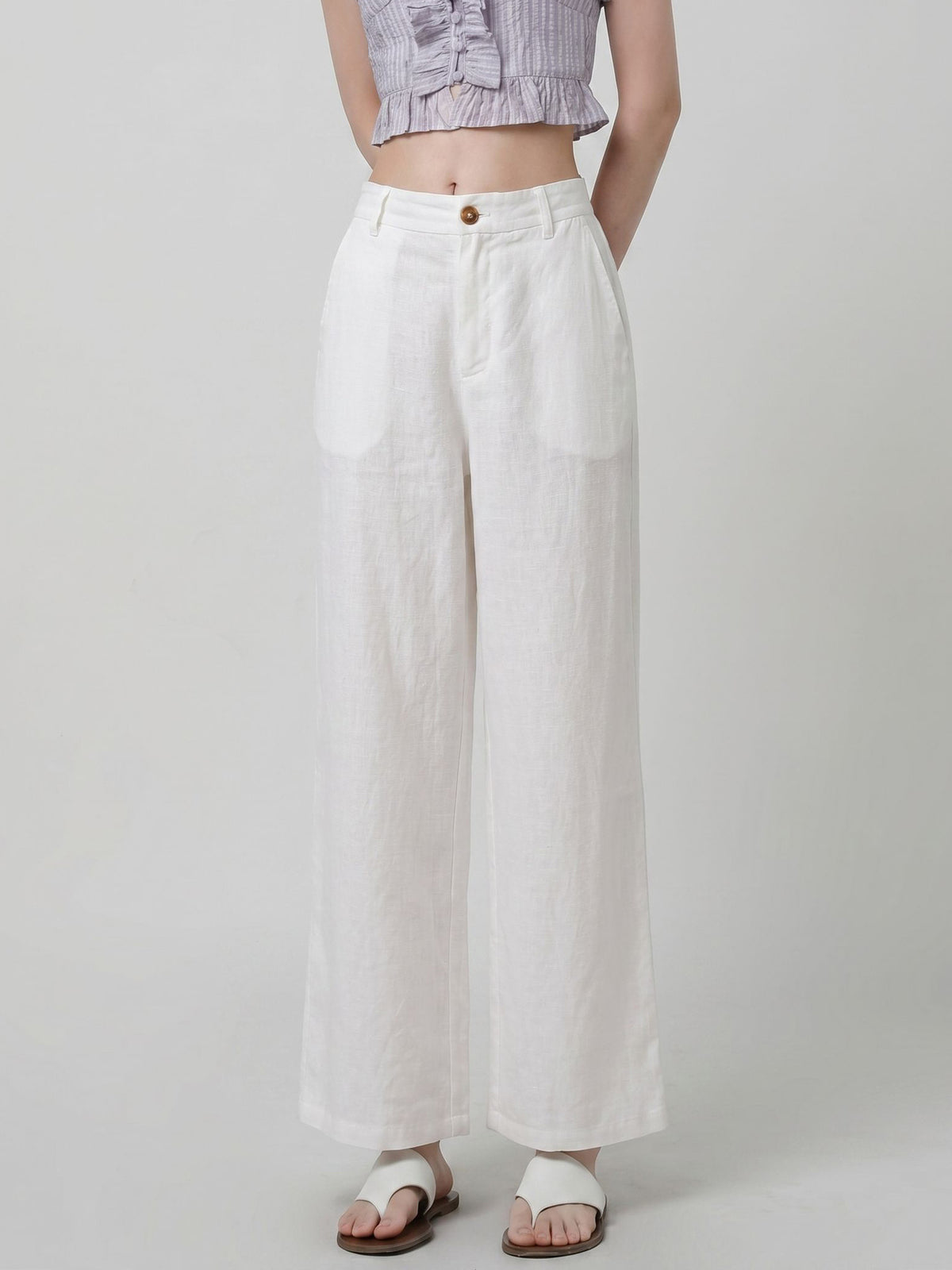Flowing Breathable Linen Pants