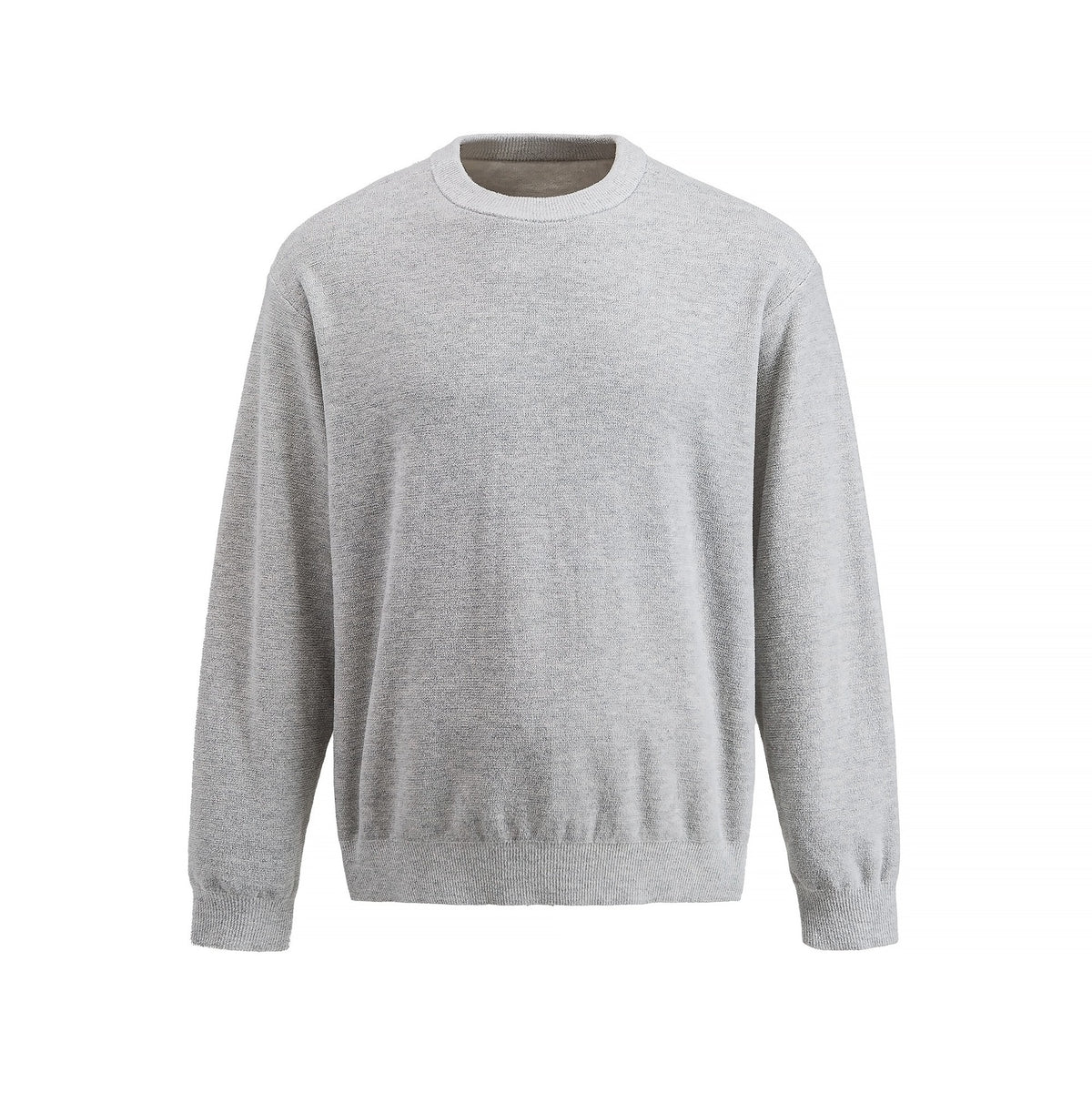 Basic Round Neck Knitwear Loose Fit Sweater