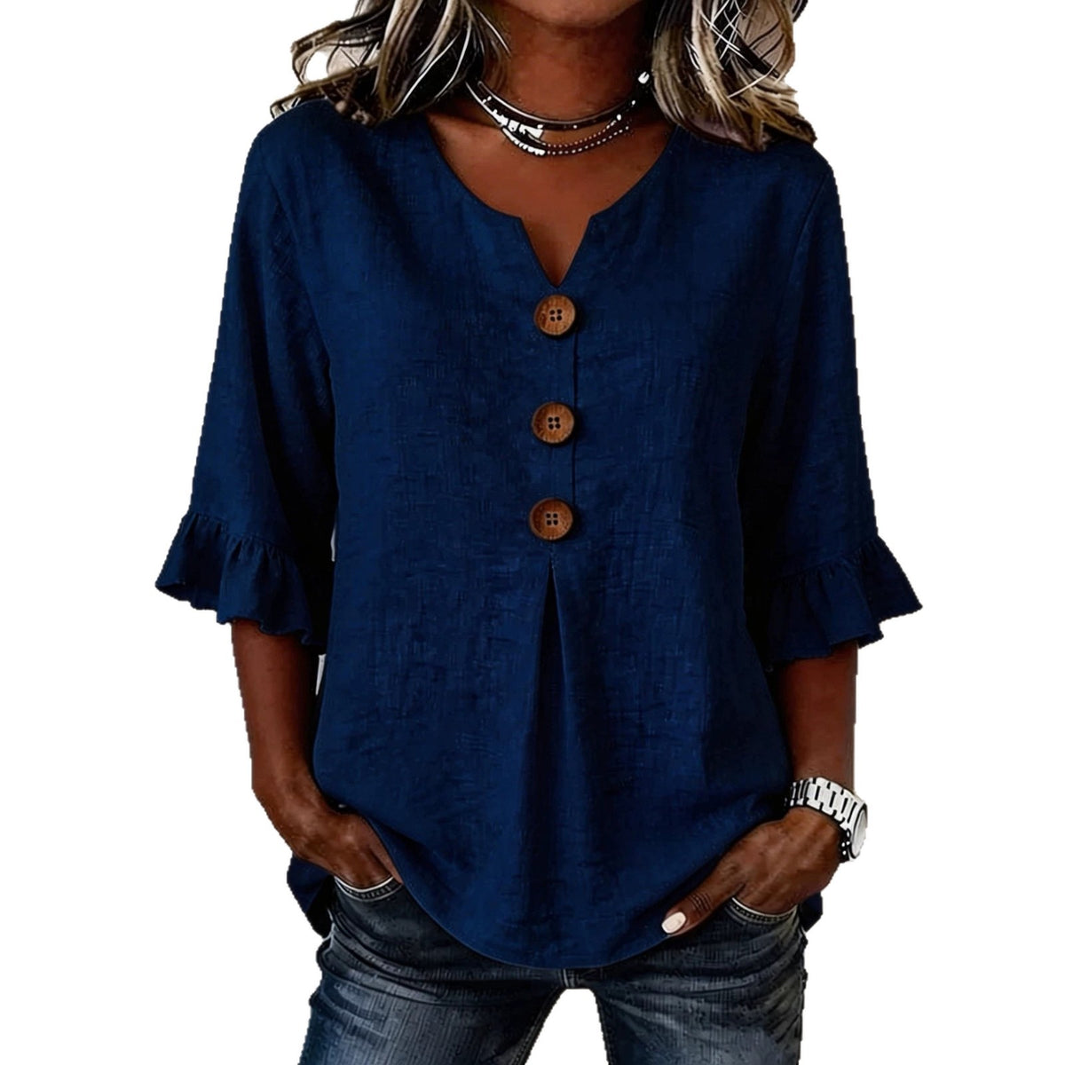 Blouse v-neck