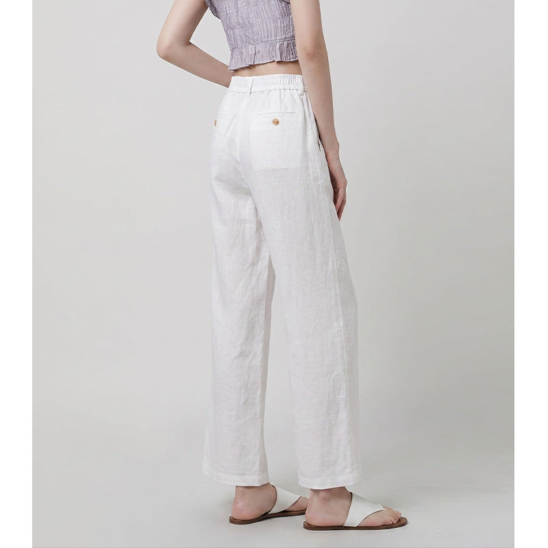 Flowing Breathable Linen Pants