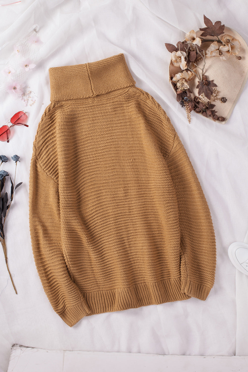 Cozy Long Sleeves Turtleneck Sweater