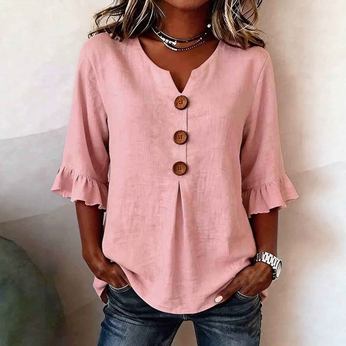 Blouse v-neck