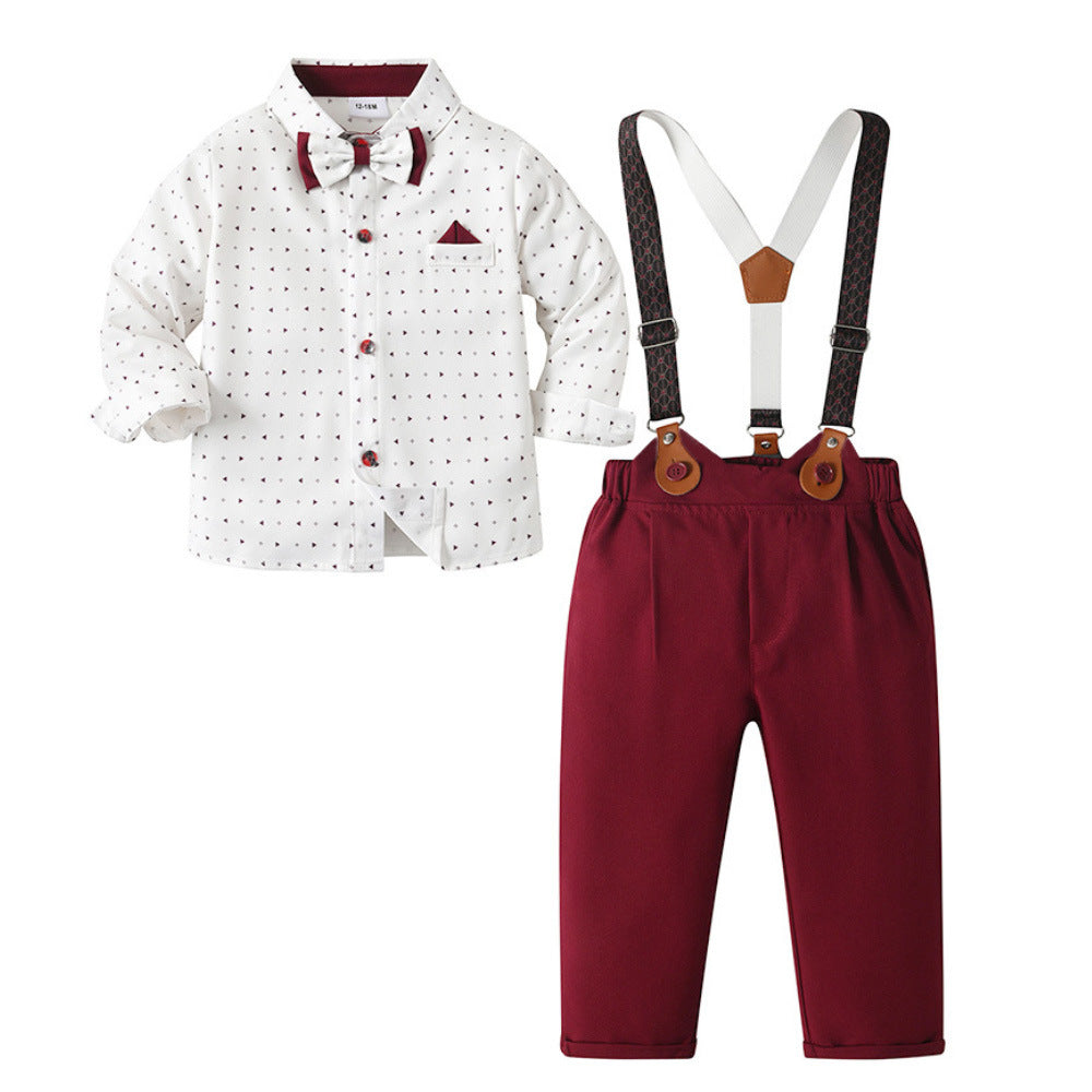 Long Sleeve Long Pants Overalls Set