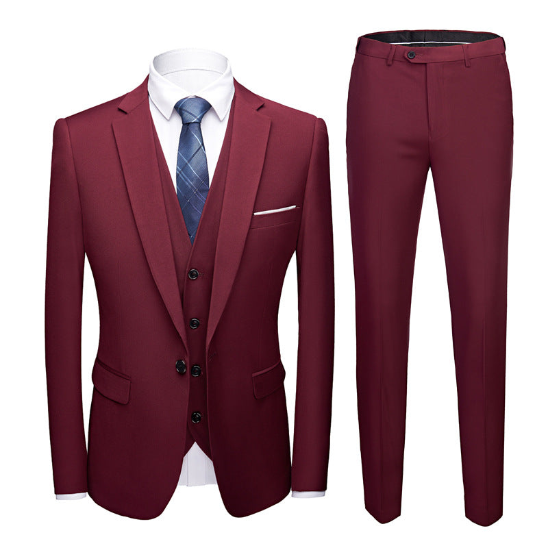 Three Piece Business Suit Set