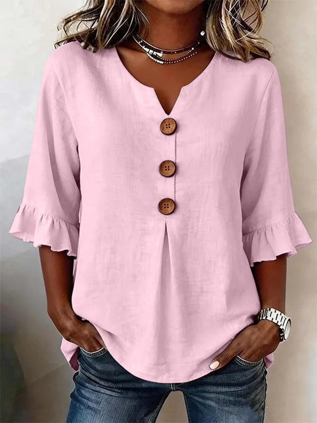 Blouse v-neck