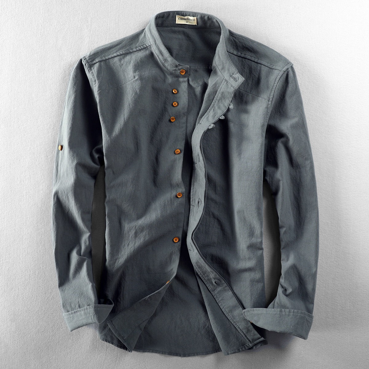 Casual Linen Blend Shirt