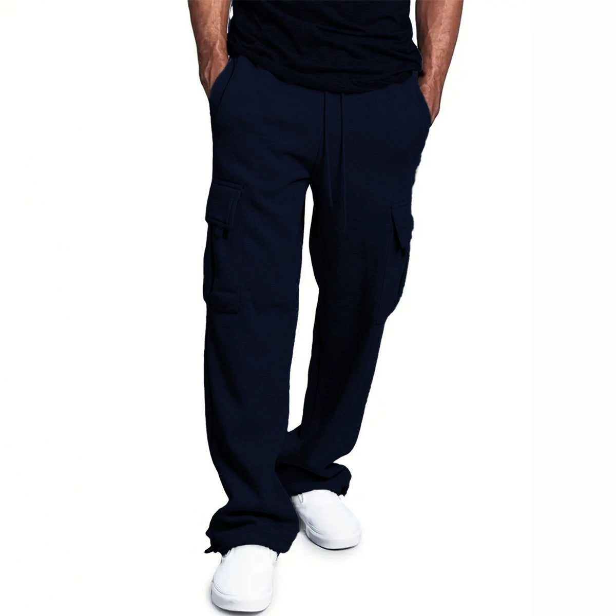 Cargo Multi-pocket Loose Fit Trousers