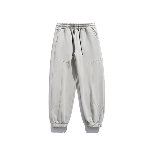 Embroidered drawstring sweatpants