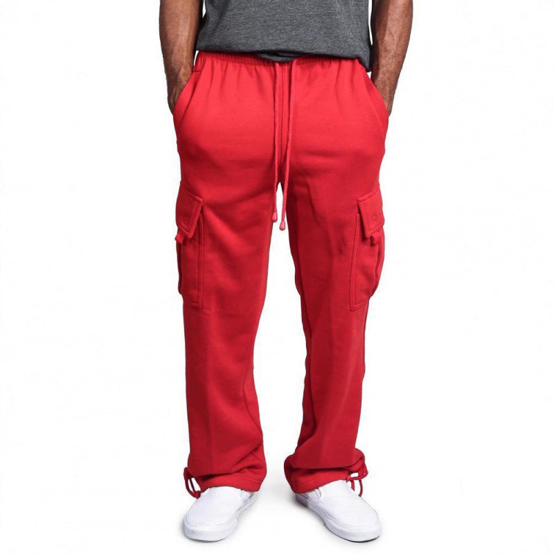 Cargo Multi-pocket Loose Fit Trousers