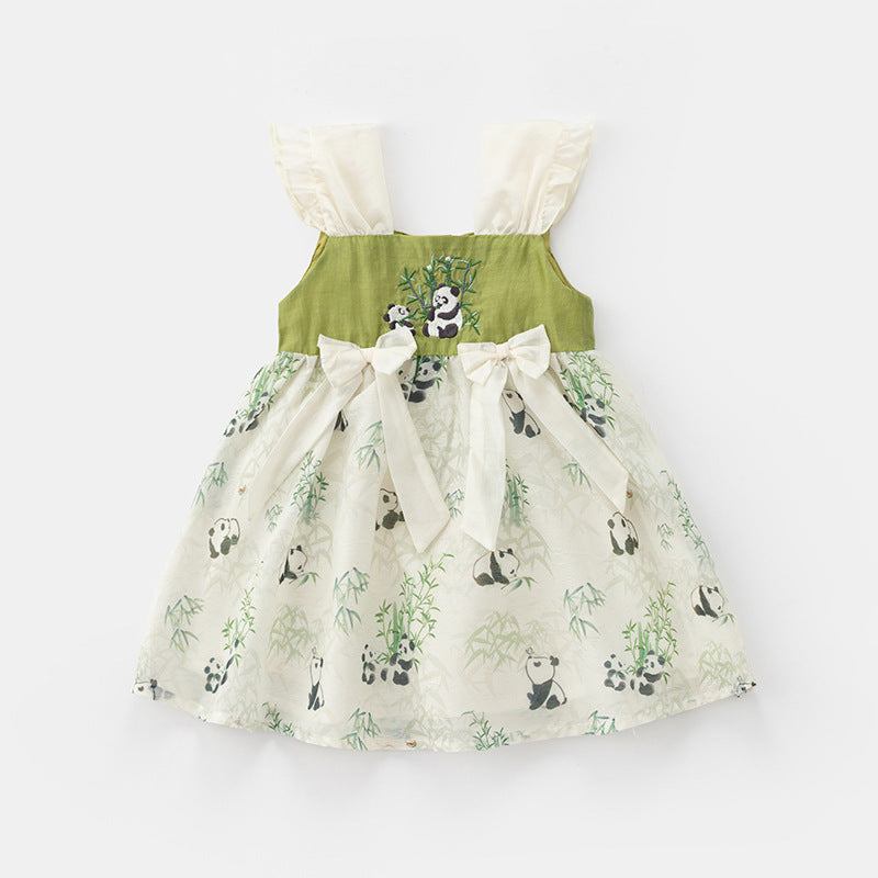Buttoned Strap Dress