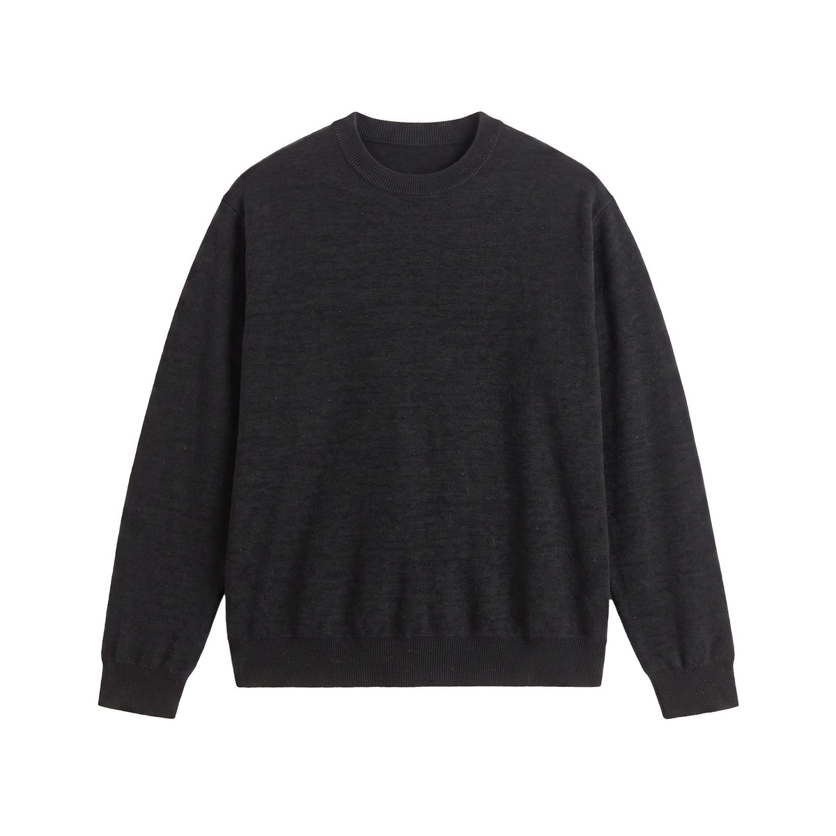 Basic Round Neck Knitwear Loose Fit Sweater