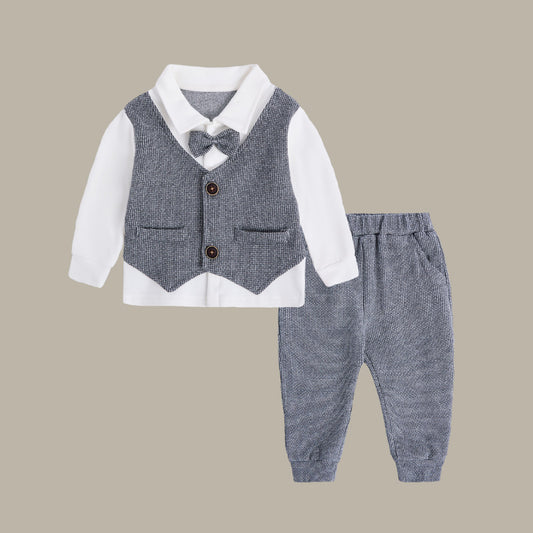 Toddler Mock Tuxedo Set