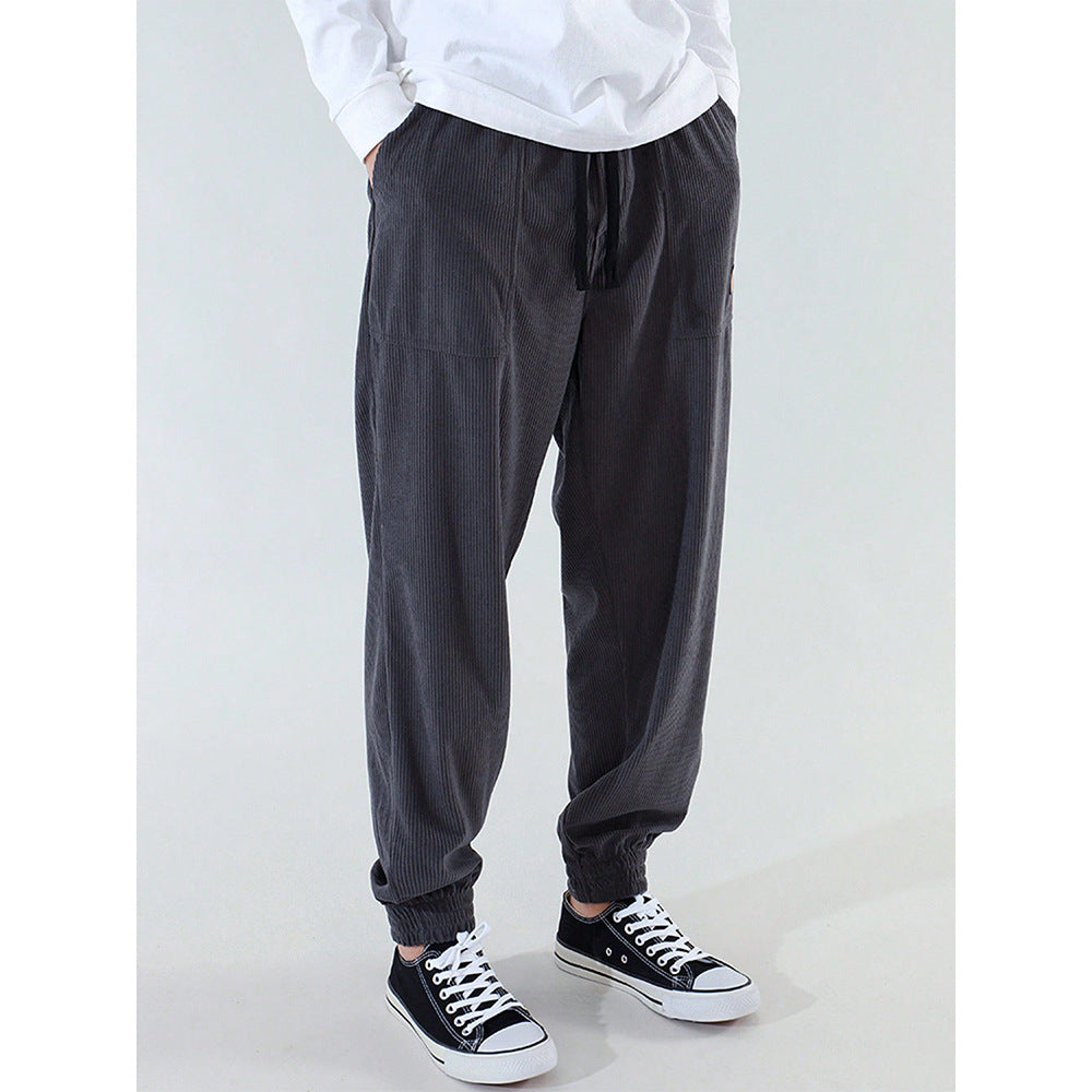 Drawstring Elastic Waist  Pants