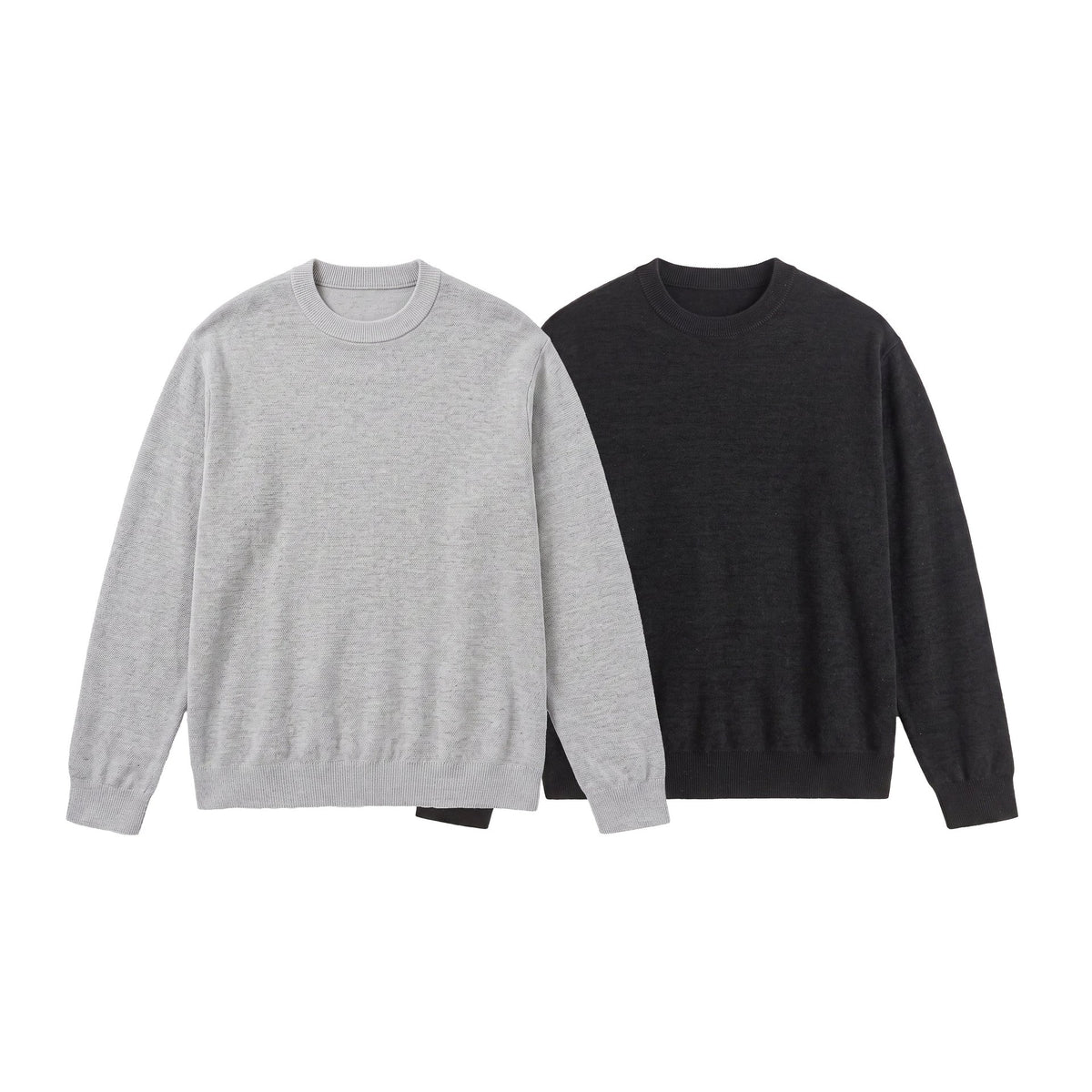Basic Round Neck Knitwear Loose Fit Sweater