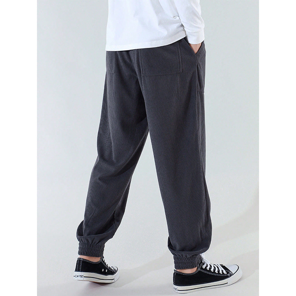 Drawstring Elastic Waist  Pants
