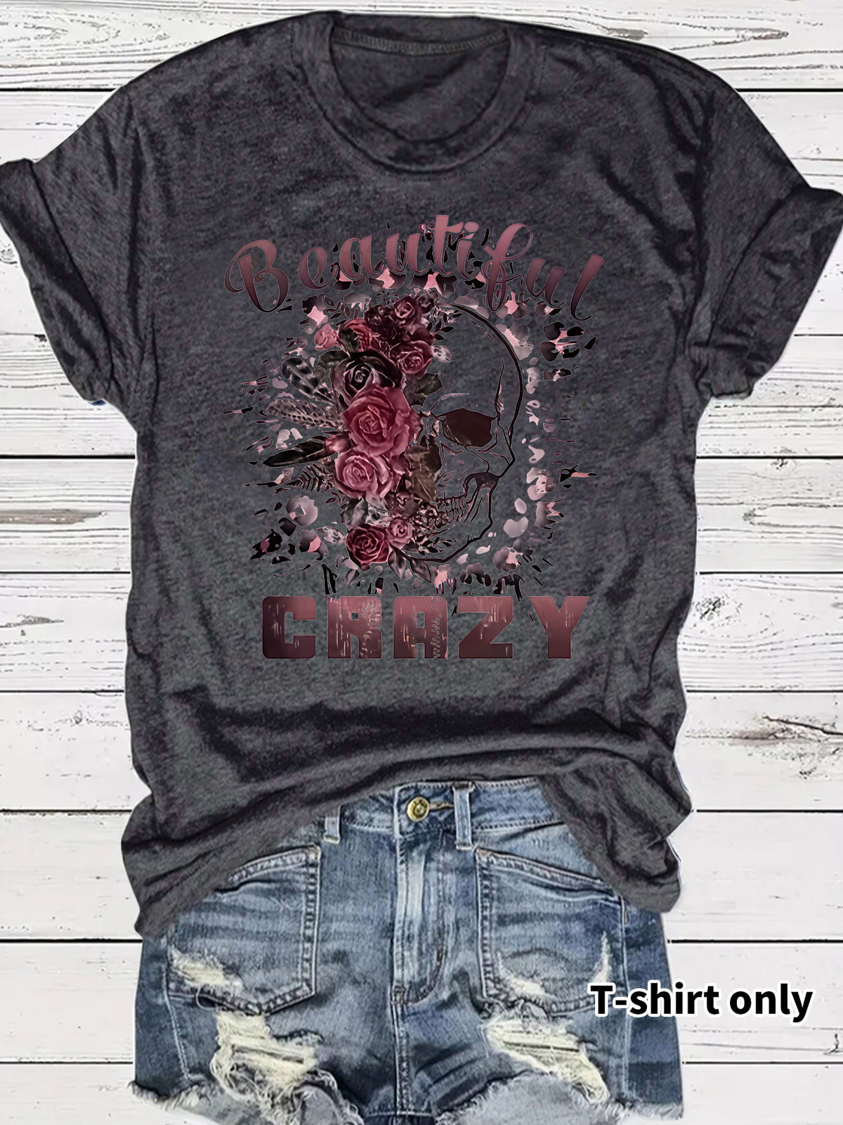 T-shirt skull print