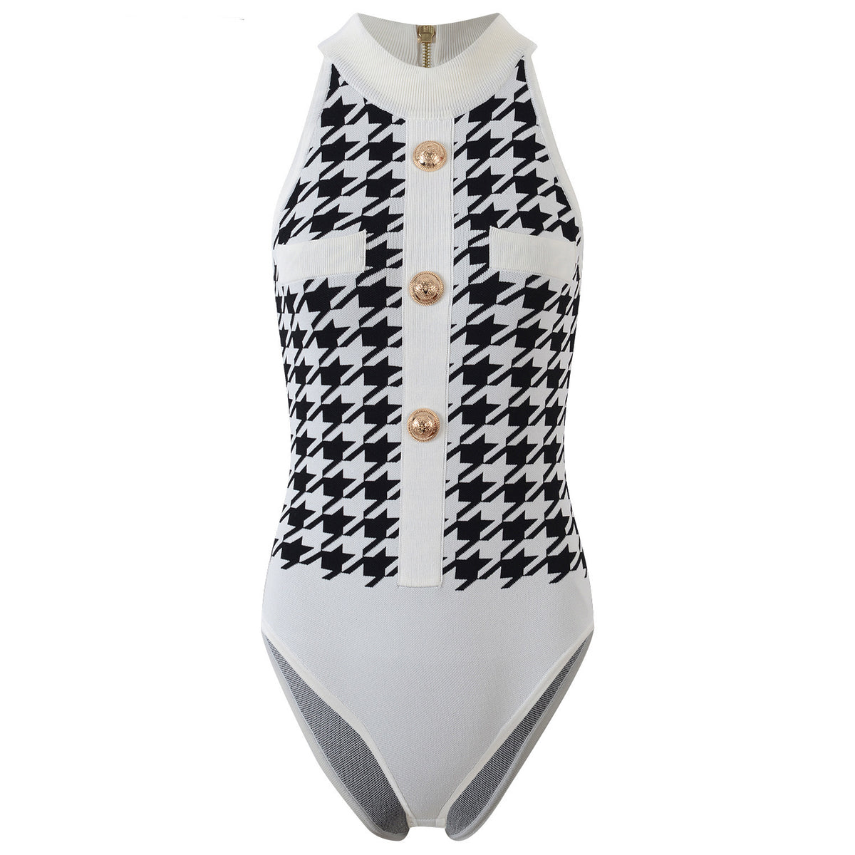 Luxury Vintage Plaid Jumpsuit