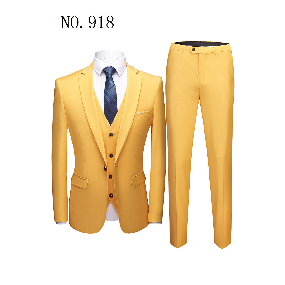 Three Piece Business Suit Set
