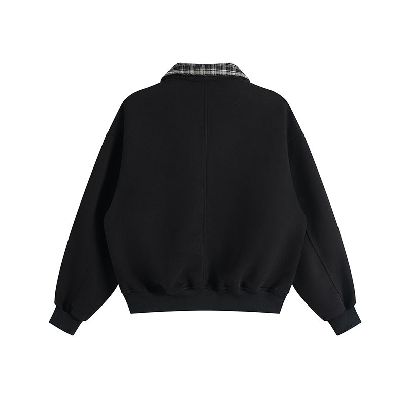 Casual Open Neck Pullover