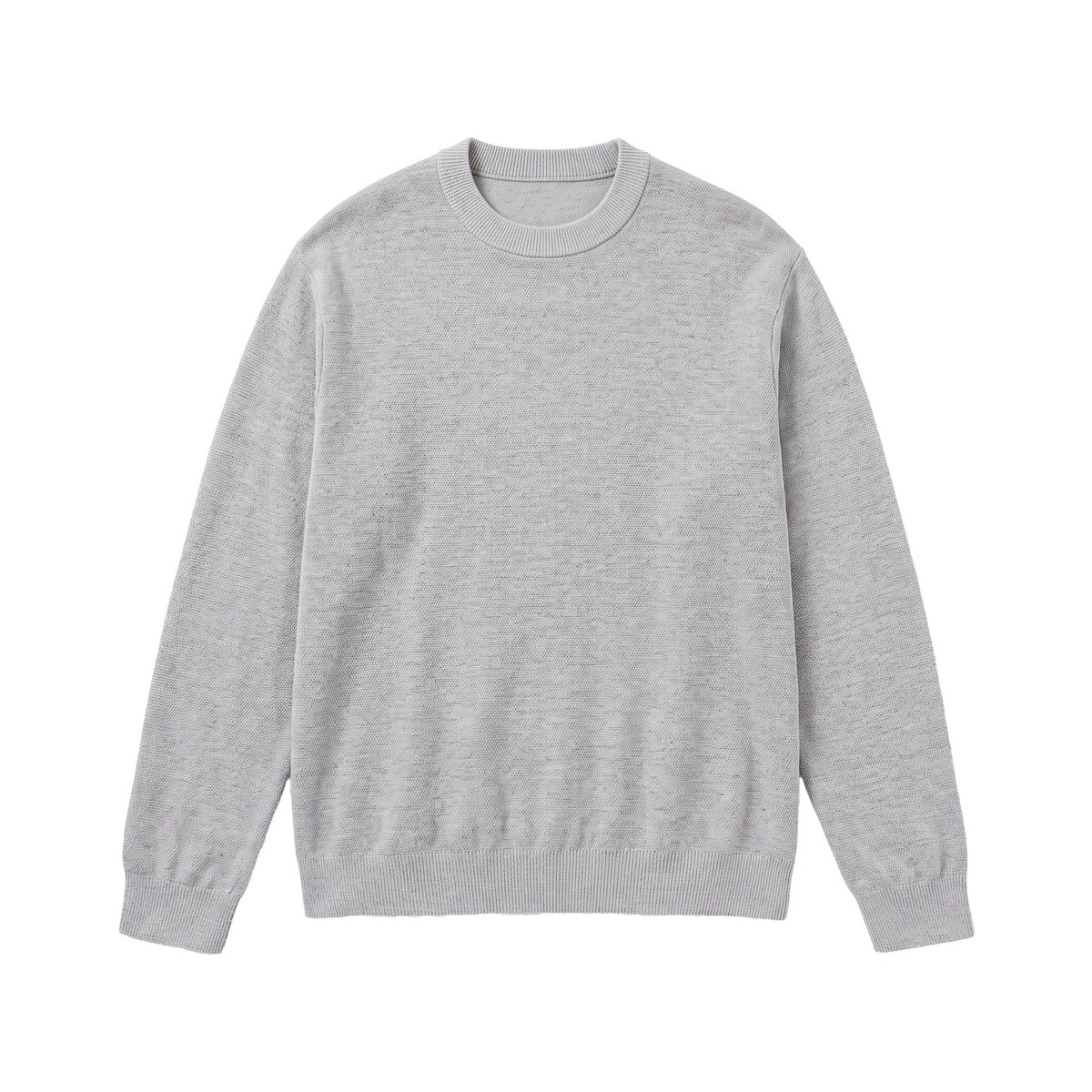 Basic Round Neck Knitwear Loose Fit Sweater
