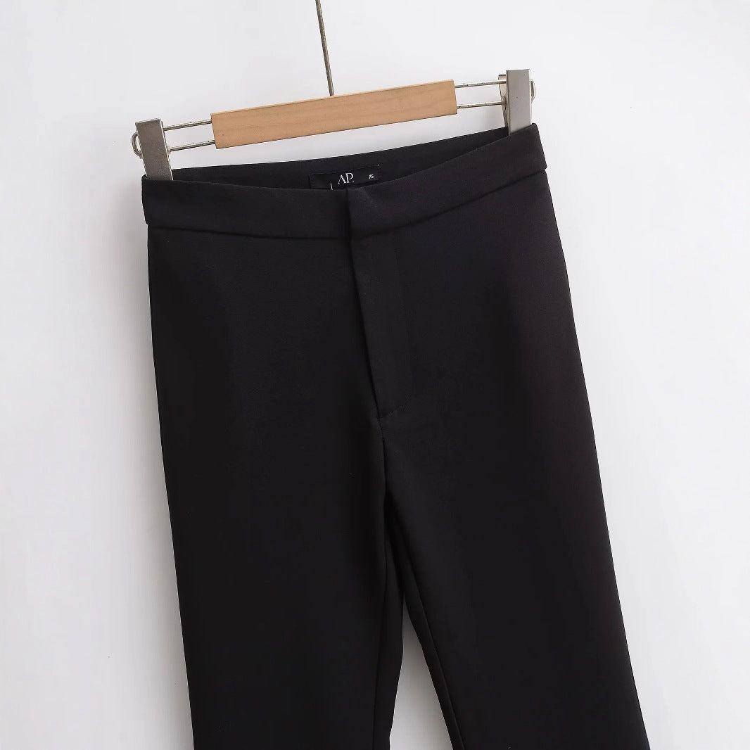 Black casual pants