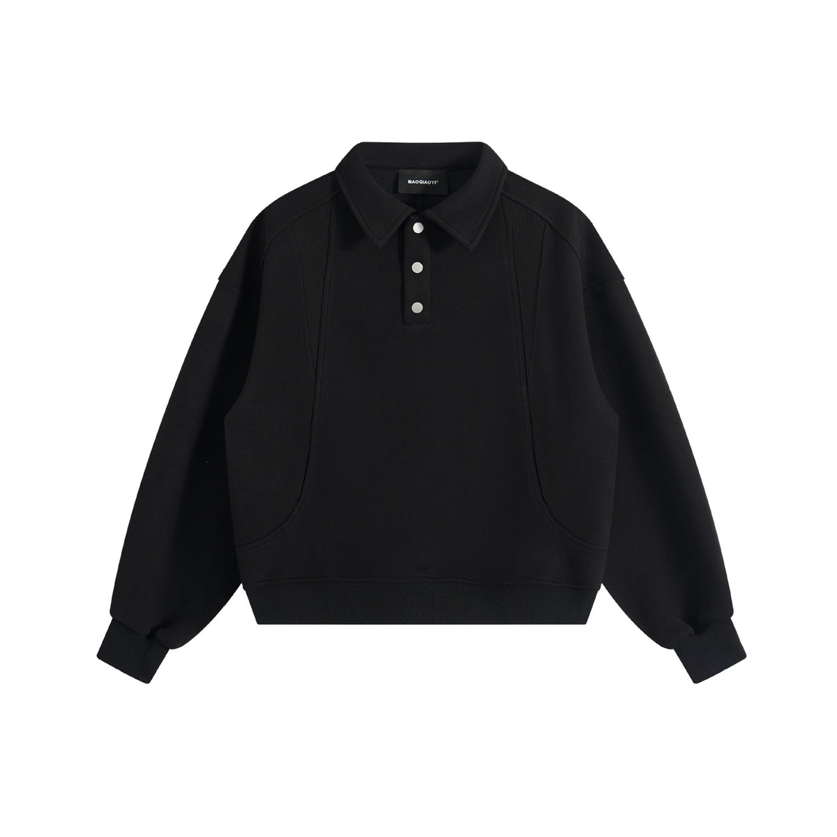 Structural Patchwork Loose Fit Hoodie