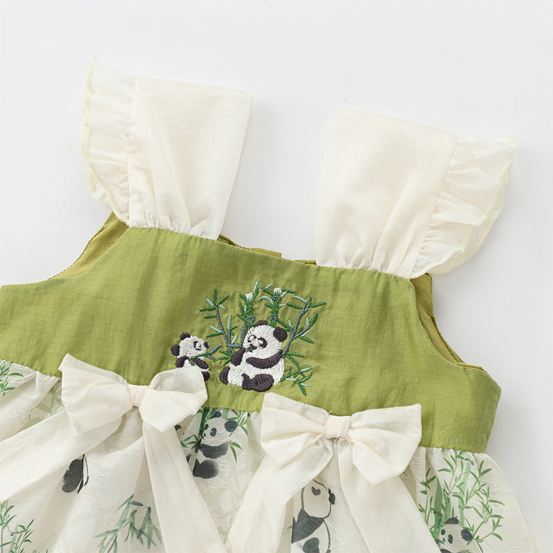 Buttoned Strap Dress
