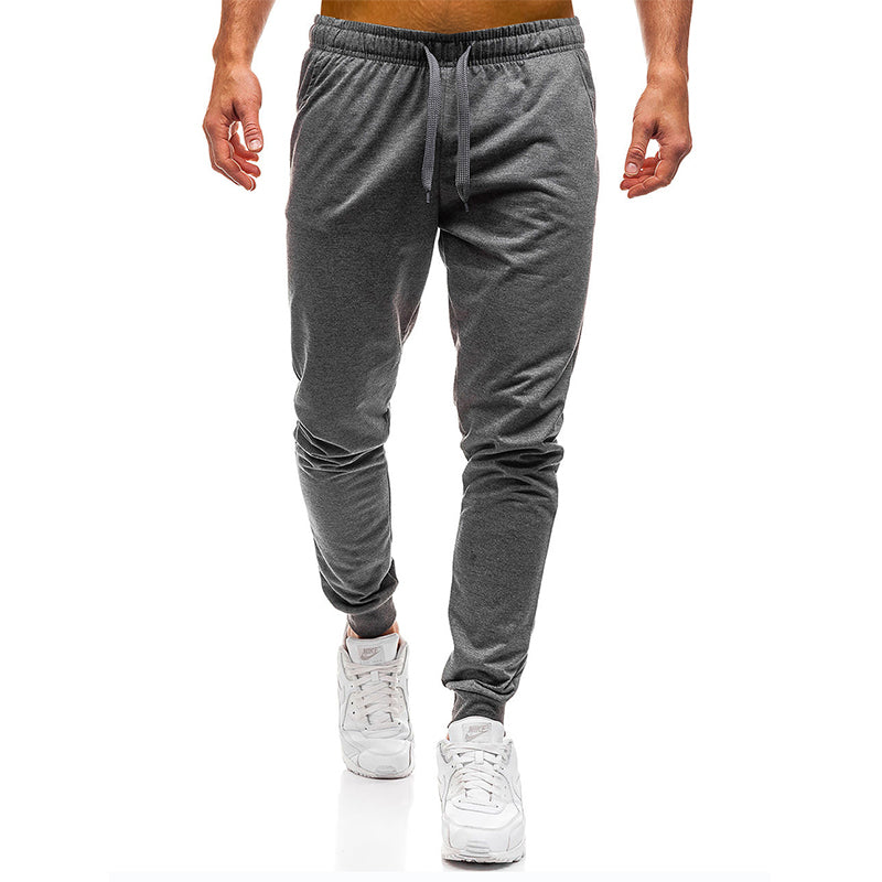 Casual Solid Color Fitness Sweatpants