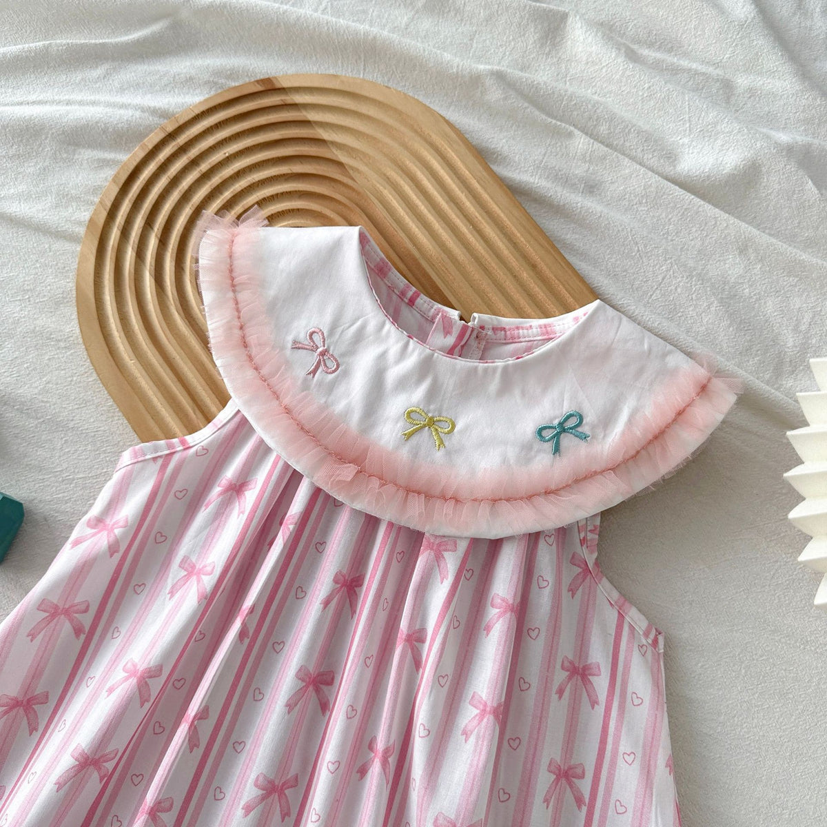 Striped Bow Style Dress